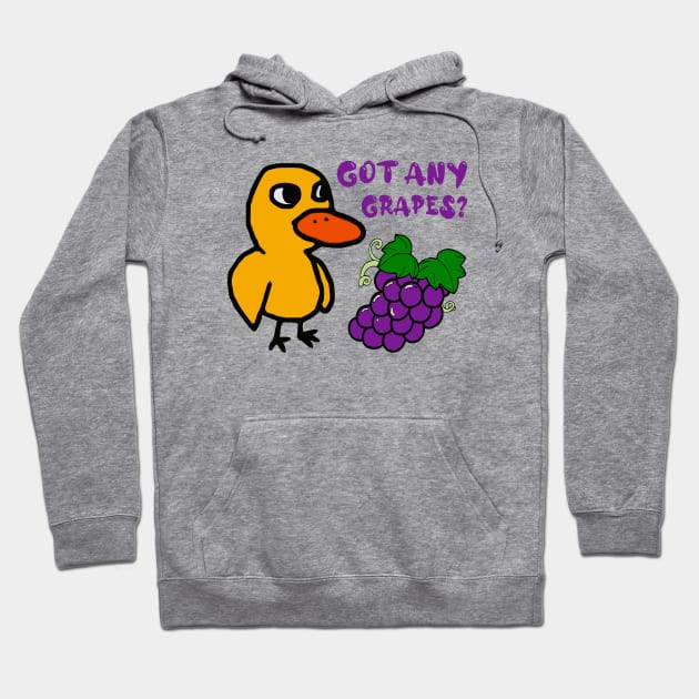 Got Any Grapes Duck Song Hoodie by kareemik